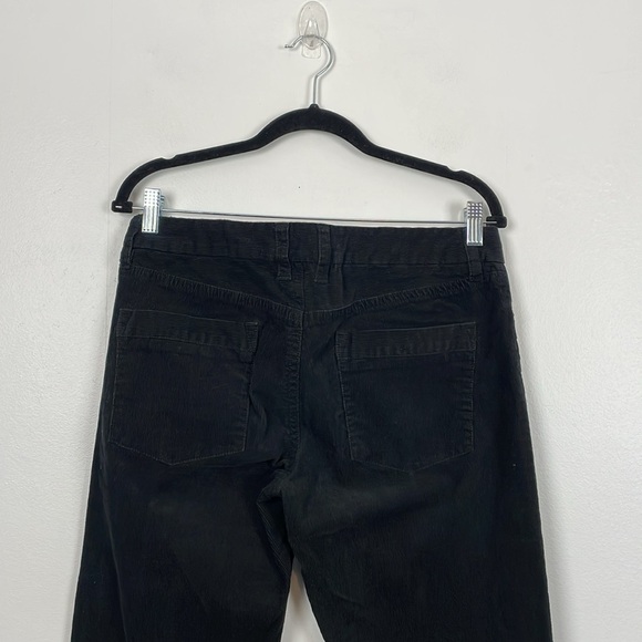 J Crew Bootcut Corduroy Pants Womens 30R Casual 5 Pockets Relaxed Black Pants - Picture 7 of 9